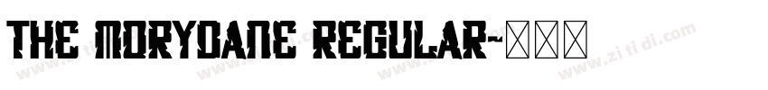 The Morydane Regular字体转换